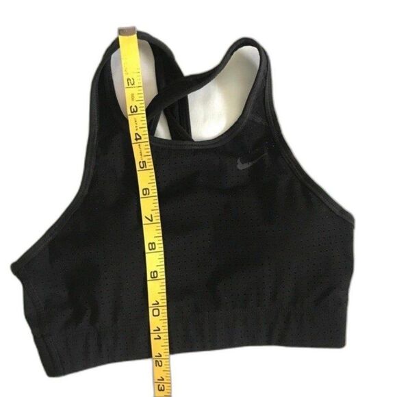 Nike Sports Bra Classic Crossback Black sz XS / S Removeable Pads Breathable - Picture 12 of 12